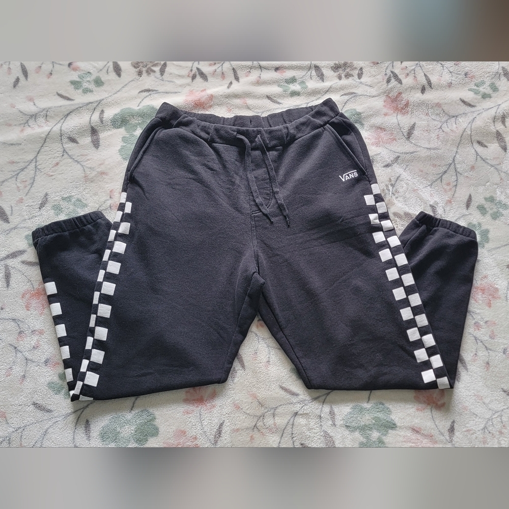 Vans Black Checkered Joggers